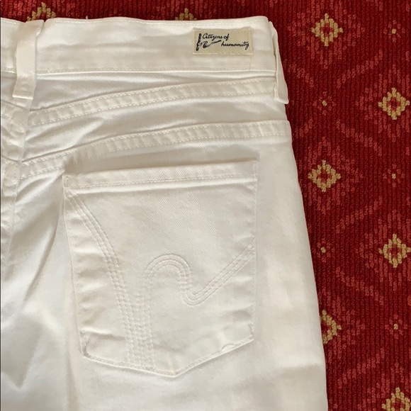 Citizens of Humanity High Rise Wide Leg White Jean - Picture 3 of 8